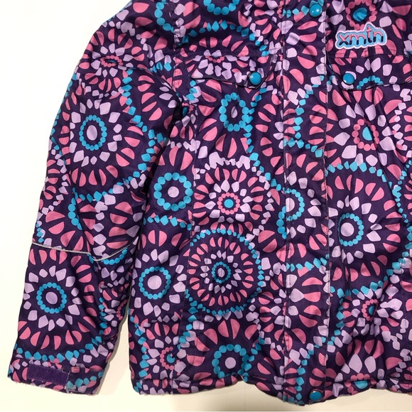 XMTN Girls Winter Jacket Size 14 Purple Pink and Blue Colors - Picture 2 of 11